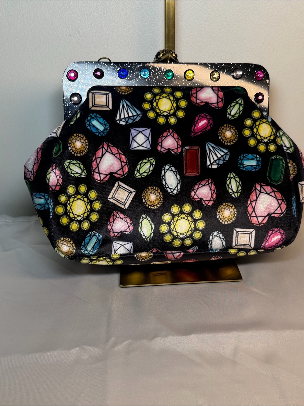 Kurt Gieger Bejeweled clutch NWT